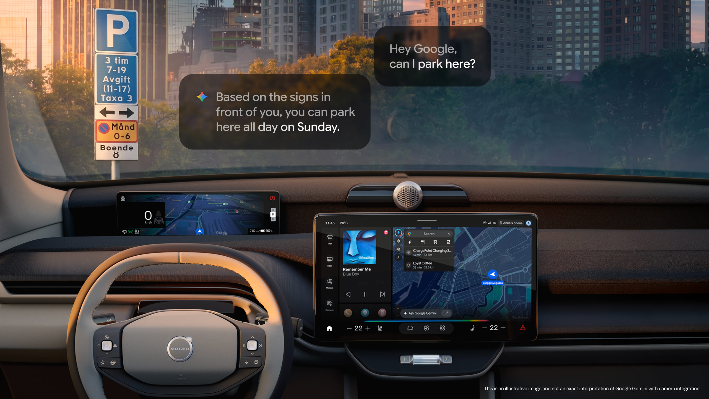 «Хей, Google, чи можна тут припаркуватися?». Volvo Cars і Google навчають авто краще розуміти дорогу